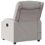 Voir la diapositive 5 : VIDAXL Fauteuil de massage inclinable gris nuage tissu