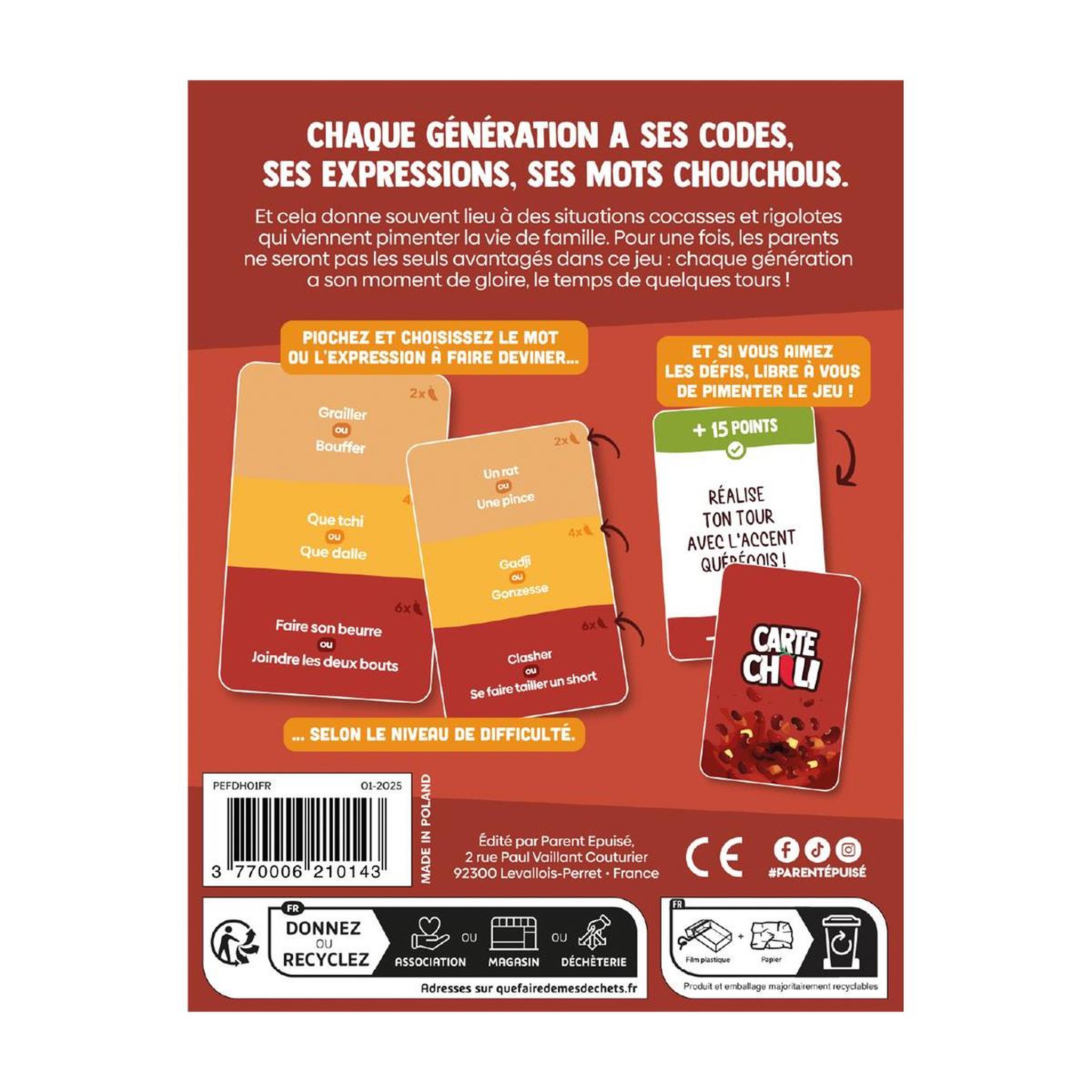 Voir la diapositive 2 : Asmodee La fin des haricots ! jeu d'ambiance
