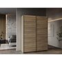 Voir la diapositive 6 : Armoire 2 portes coulissantes L150cm THIBAULT