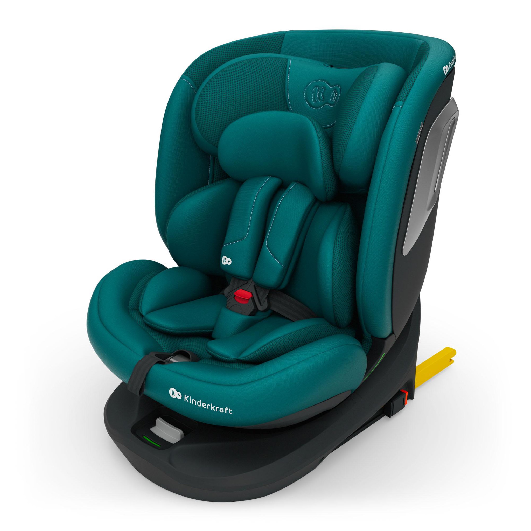 KINDERKRAFT Kinderkraft I-GROW 2 PLUS Siège Auto i-Size 40–150 cm (0–12 ans), Dos à la route jusqu'à 105 cm, 5 inclinaisons, ISOFIX + Top Tether, H-GUARD+ & SPS+, Vert