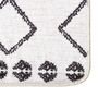 Voir la diapositive 3 : VIDAXL Tapis lavable antiderapant 80x300 cm Noir et blanc
