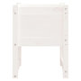 Voir la diapositive 5 : VIDAXL Jardinieres 2 pcs Blanc 40x40x52,5 cm Bois massif de pin