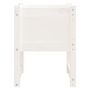 Voir la diapositive 5 : VIDAXL Jardinieres 2 pcs Blanc 40x40x52,5 cm Bois massif de pin