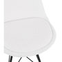 Voir la diapositive 6 : Paris Prix Chaise Design en Tissu Bouclé  Cathleen  83cm Blanc