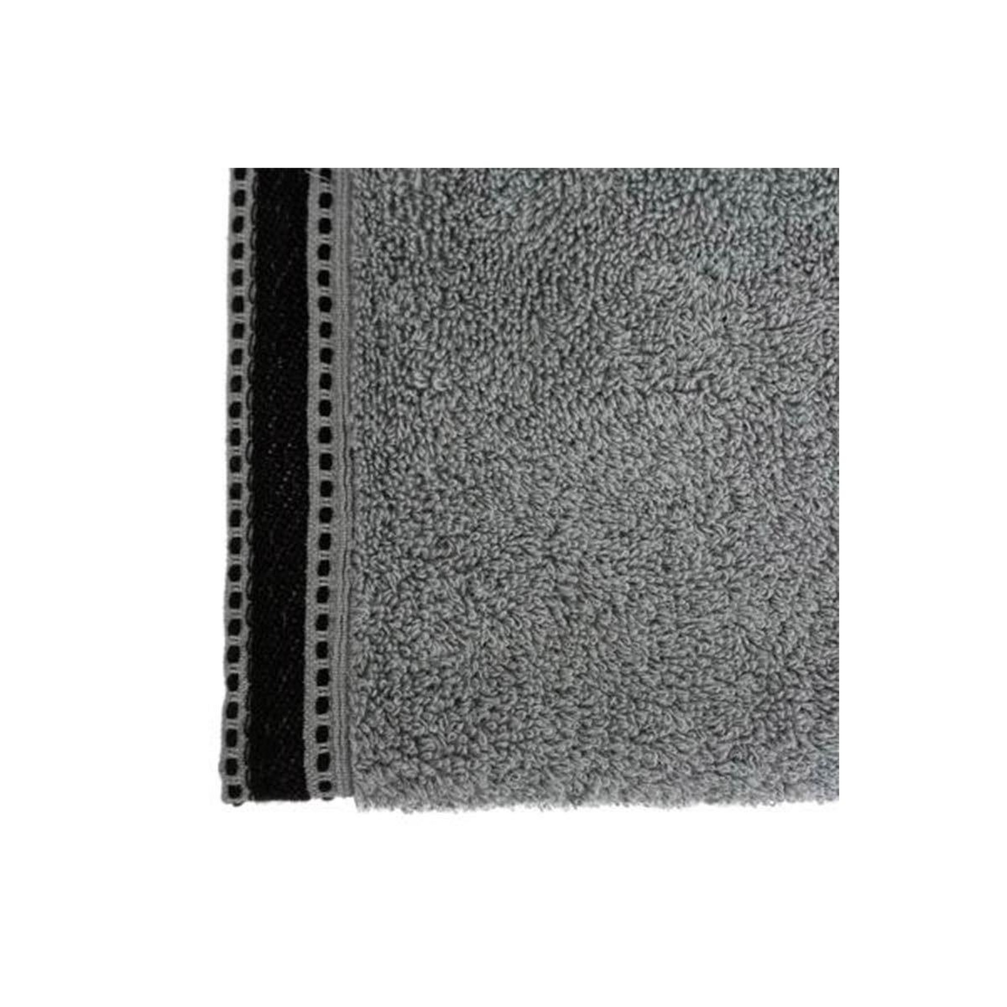 Voir la diapositive 3 : ATMOSPHERA Serviette de toilette  joia  50x90cm gris