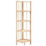 VIDAXL Etagere d'angle bois de cedre 27 x 27 x 110 cm