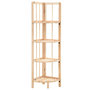 Voir la diapositive 1 : VIDAXL Etagere d'angle bois de cedre 27 x 27 x 110 cm