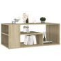 Voir la diapositive 3 : VIDAXL Table basse chene sonoma 100x50x40 cm bois d'ingenierie