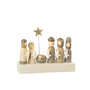 Voir la diapositive 2 : Paris Prix Crèche de Noël à LED  Glow  25cm Multicolore