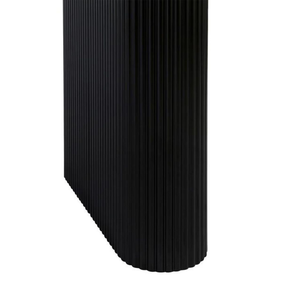 ATMOSPHERA Table Basse Effet Cannelé  Olova  120cm Noir