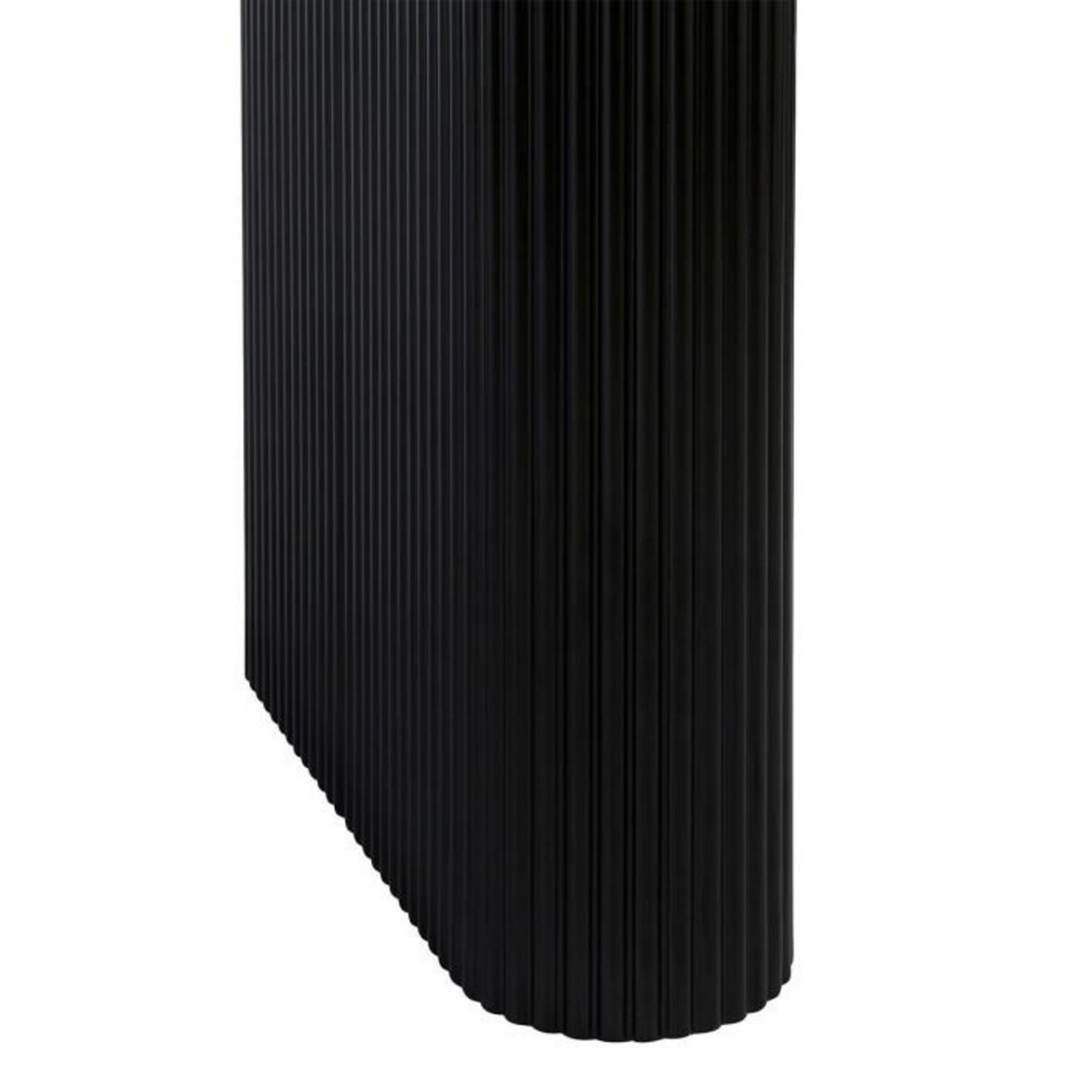 ATMOSPHERA Table Basse Effet Cannelé  Olova  120cm Noir