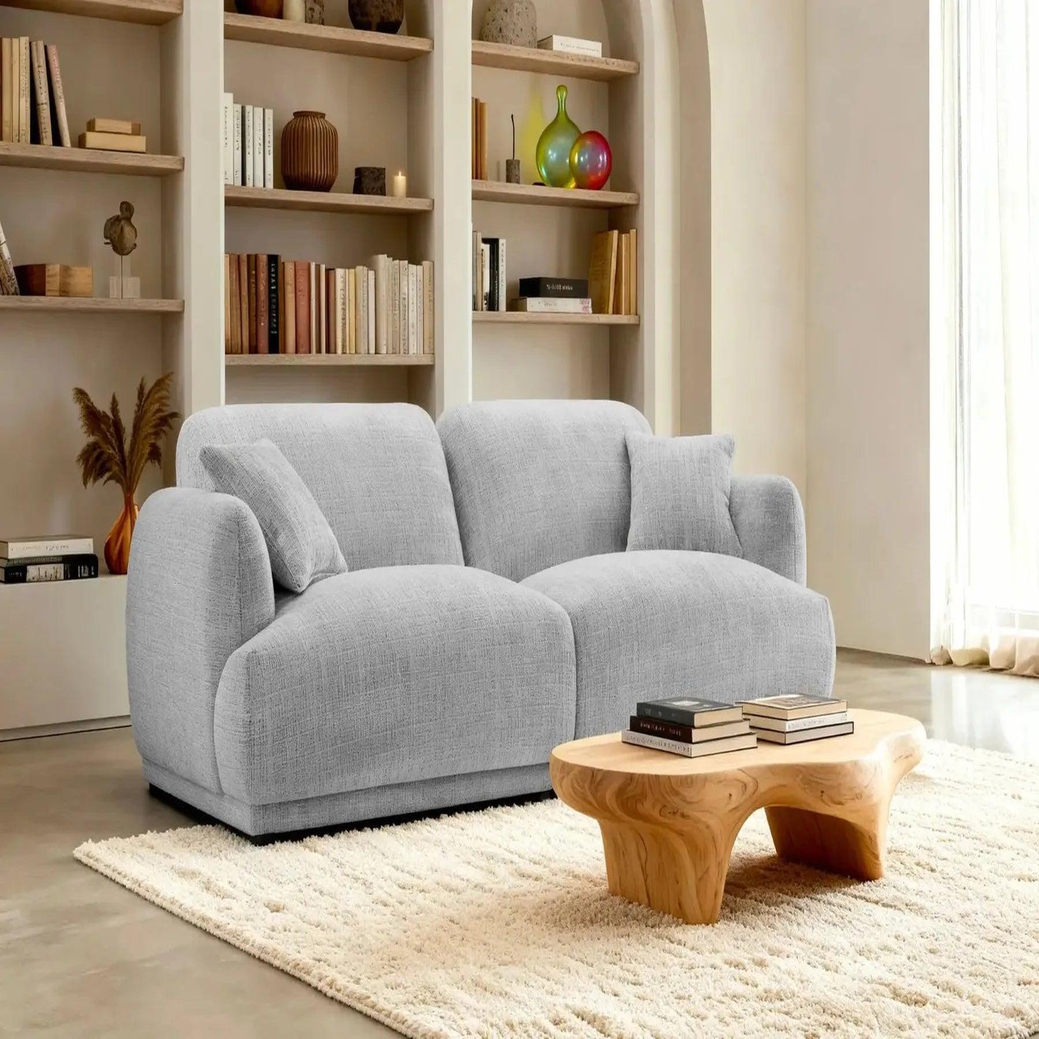 Voir la diapositive 2 : CASANOVA PARIS Rosalie - canapé droit tissu chenille 2 places
