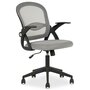 Voir la diapositive 1 : IDIMEX Chaise de bureau ergonomique EREN réglable en tissu mesh