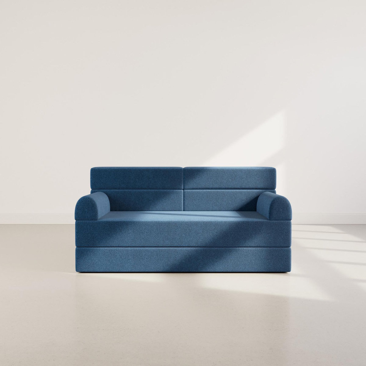 LISA DESIGN Astral - canapé 3 places convertible en velours texturé