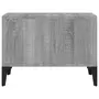 VIDAXL Table basse Sonoma gris 60x50x36,5 cm Bois d'ingenierie