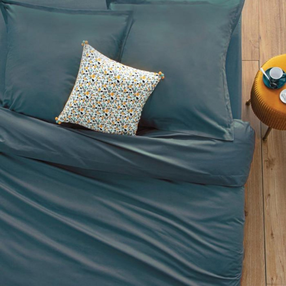 ATMOSPHERA Housse de Couette  Intérieur  240x220cm Bleu Orage