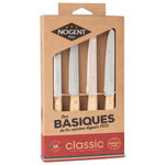 Nogent 3 etoiles Coffret de 4 couteaux de table hêtre - 00086 v