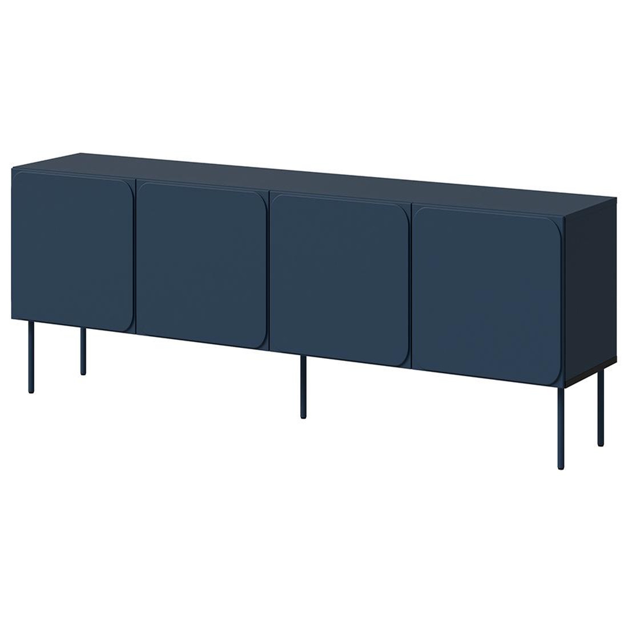 Voir la diapositive 2 : BEST MOBILIER Elvis - meuble tv 200 cm - 4 portes