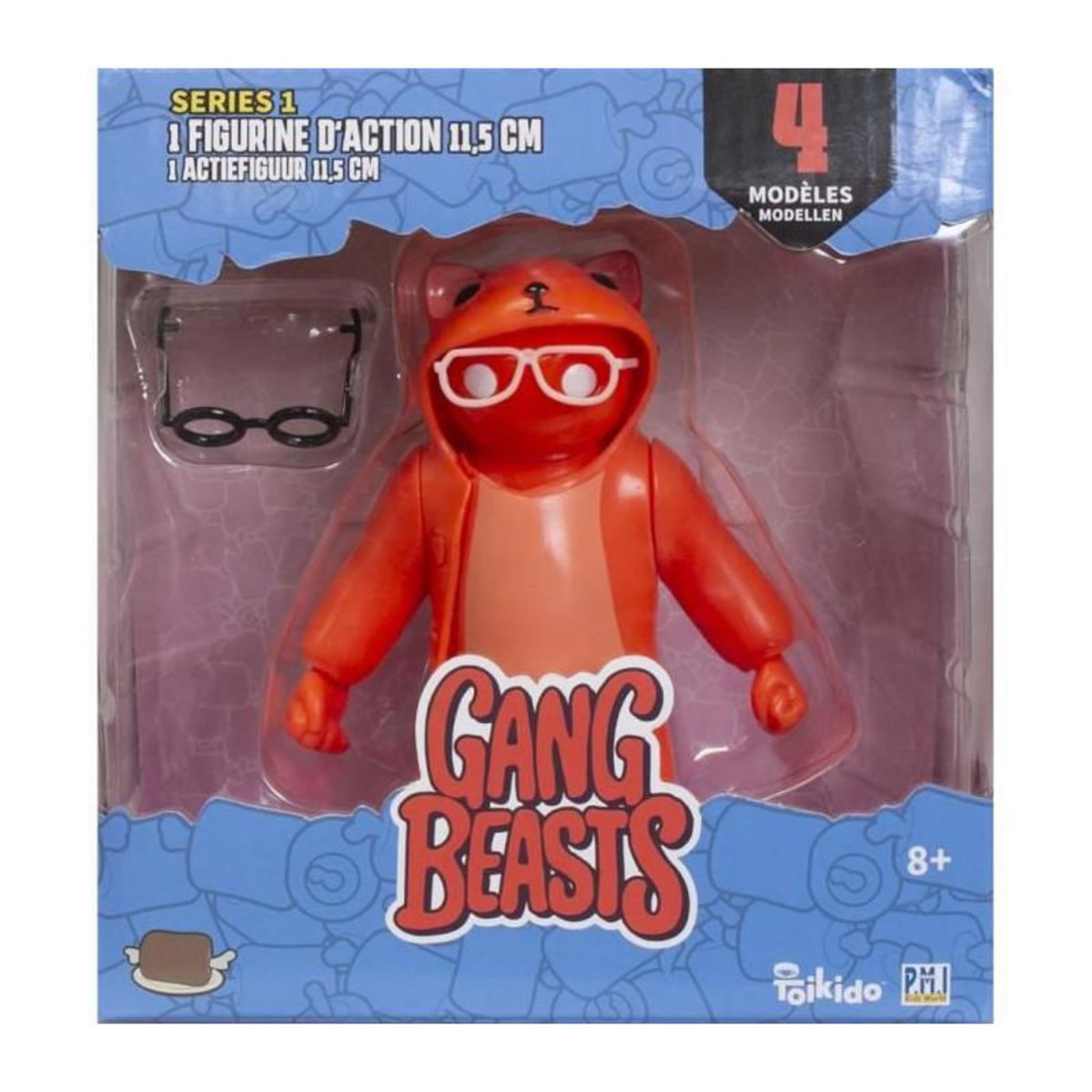 LANSAY Gang Beasts - 1 Figurine Articulée de 11,5 cm - Lot 1 - Figurines de Collection - Jeux Vidéos - Lansay