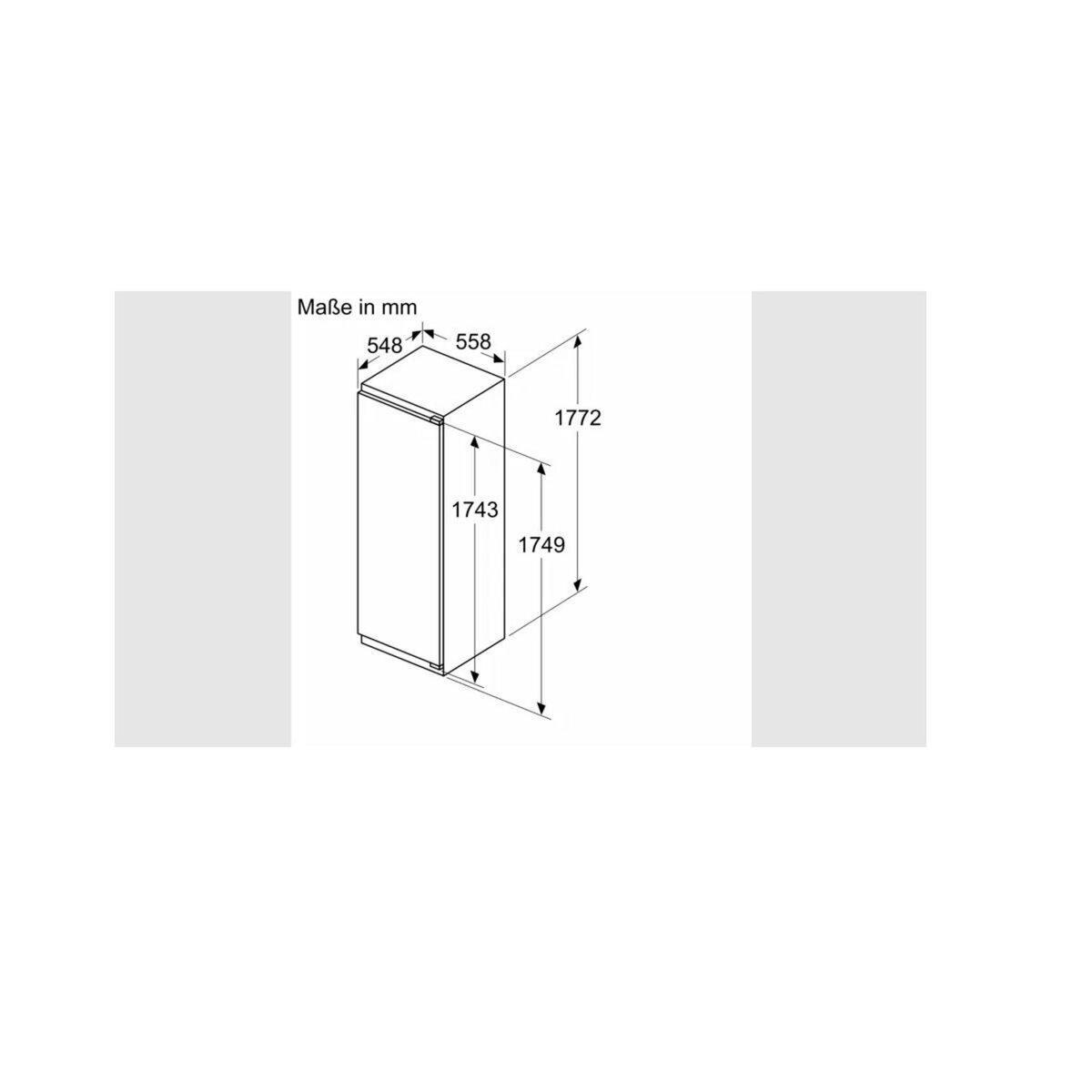 Neff Réfrigérateur 1 porte intégrable à pantographe 310l blanc - KI1812FE0