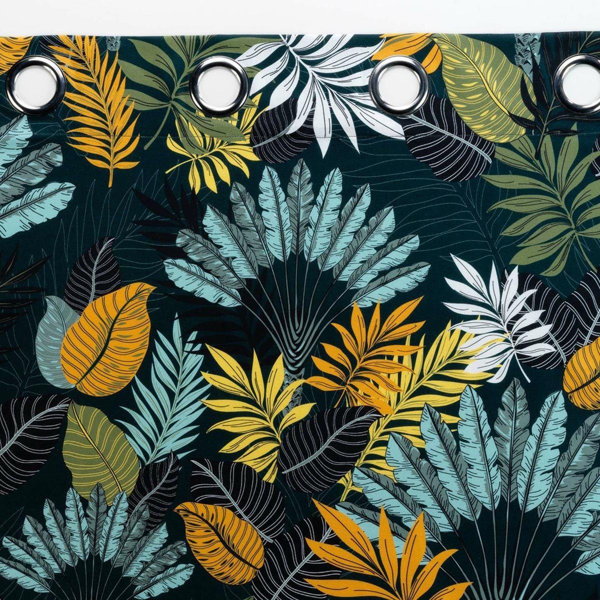Voir la diapositive 3 : Douceur d'Intérieur Rideau à œillets imprimé  panazio  140x240cm bleu