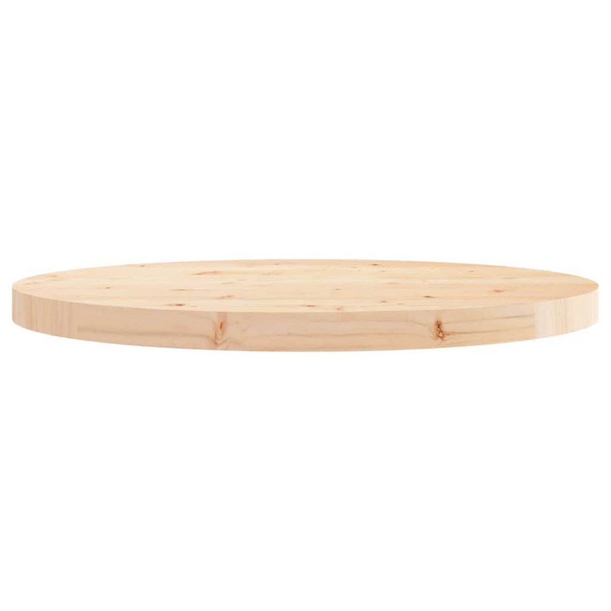 VIDAXL Dessus de table rond Ø60x3 cm bois de pin massif