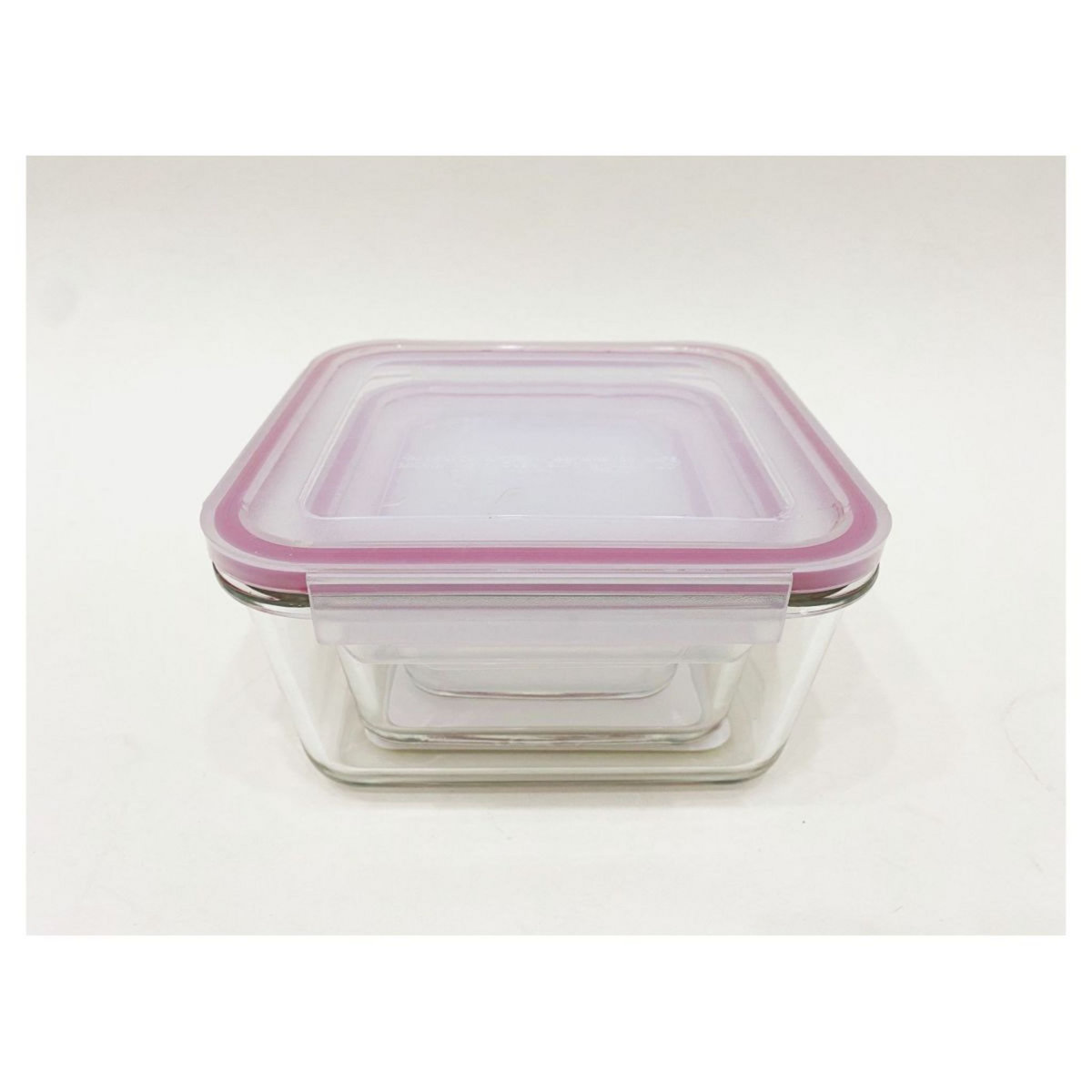 ACTUEL Lot de 3 boîtes carrées en verre