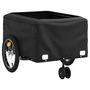 Voir la diapositive 5 : VIDAXL Remorque de vélo noir et orange 45 kg fer