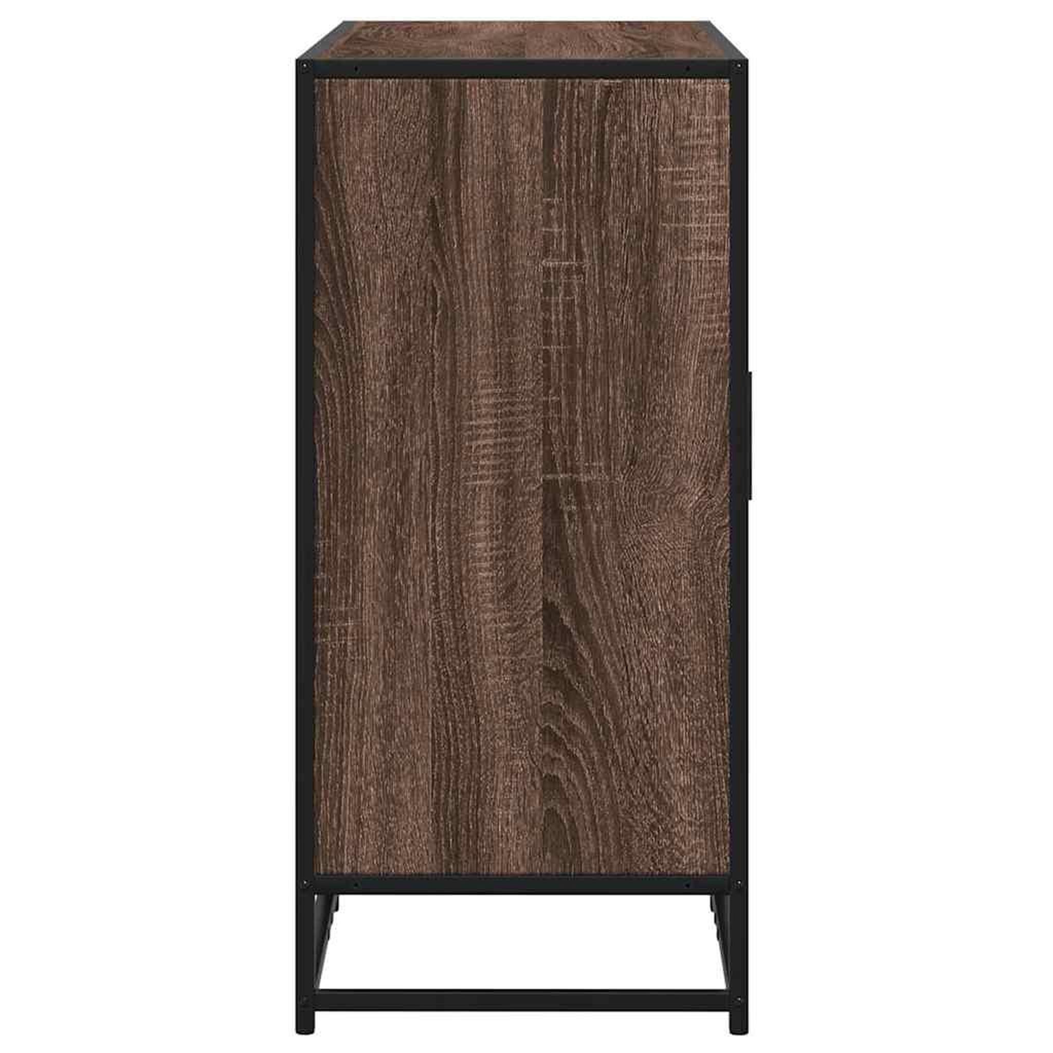 Voir la diapositive 5 : VIDAXL Buffet chene marron 92x35x76 cm Bois d'ingenierie