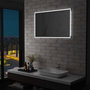 Voir la diapositive 1 : VIDAXL Miroir mural a LED de salle de bain et capteur tactile 100x60cm