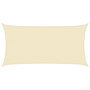 Voir la diapositive 2 : VIDAXL Voile d'ombrage 160 g/m^2 Creme 2,5x5 m PEHD