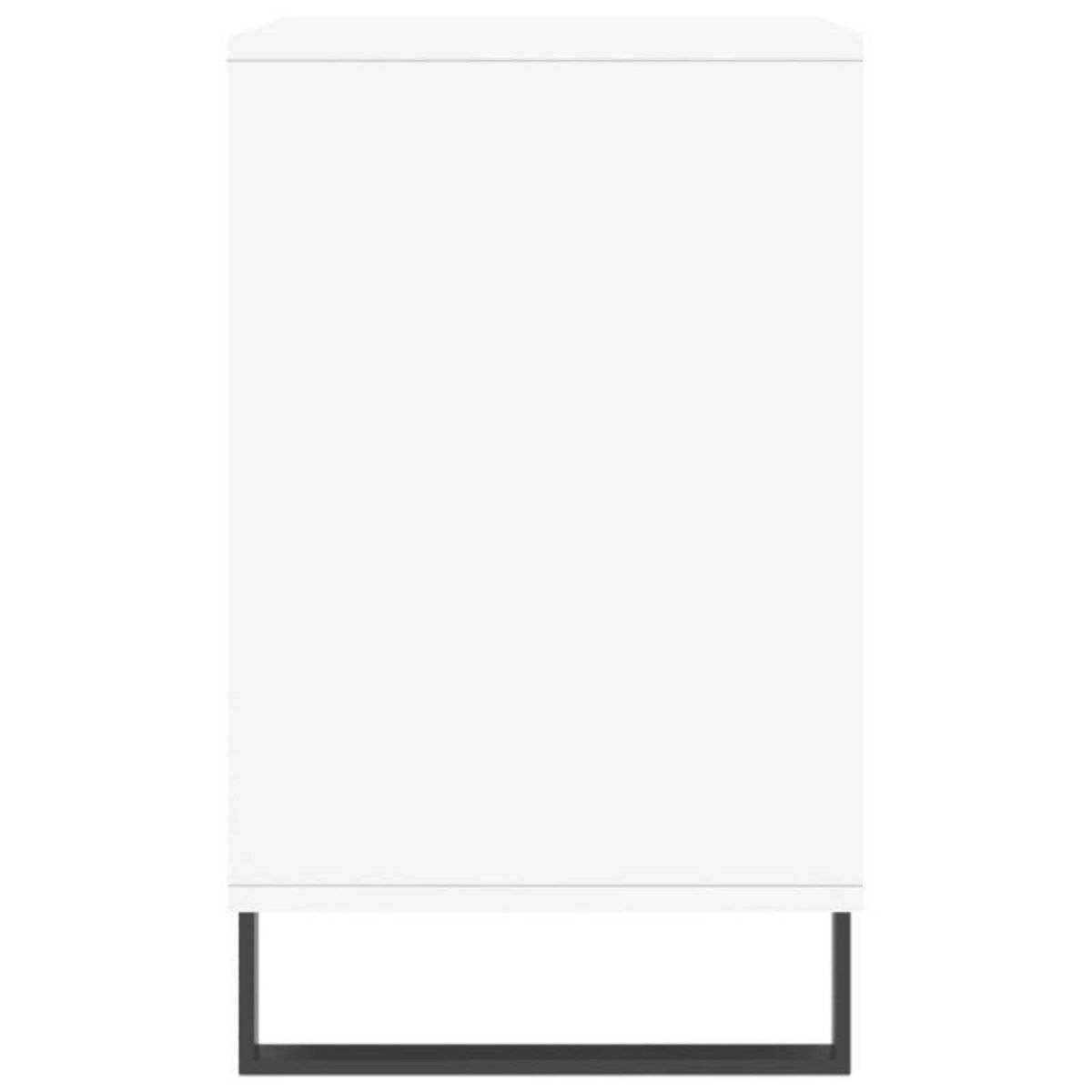 VIDAXL Armoire à chaussure Blanc brillant 102x36x60 cm Bois ingénierie