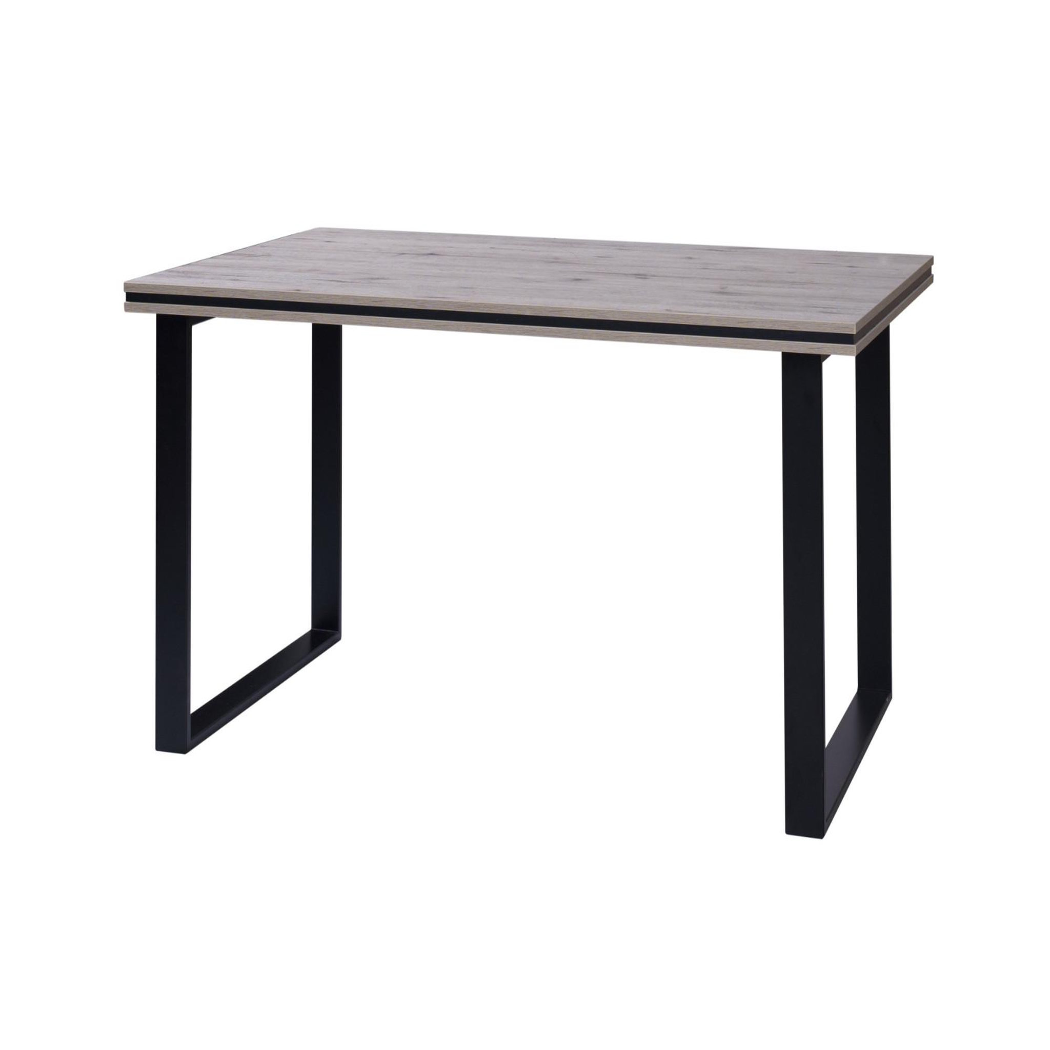 Voir la diapositive 3 : BEST MOBILIER Otis - table à manger - effet bois gris - 4 à 6 personnes