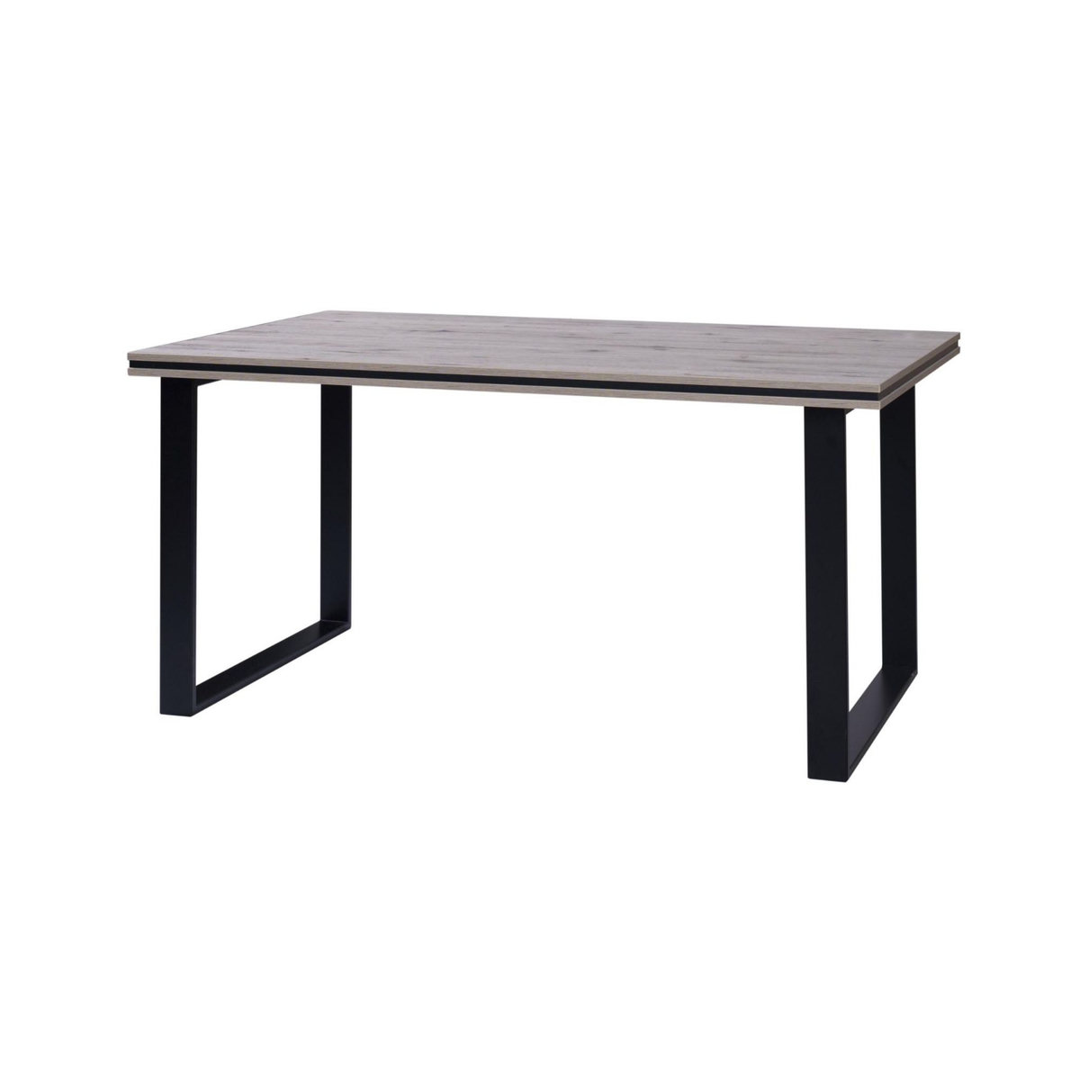 BEST MOBILIER Otis - table à manger - effet bois gris - 4 à 6 personnes