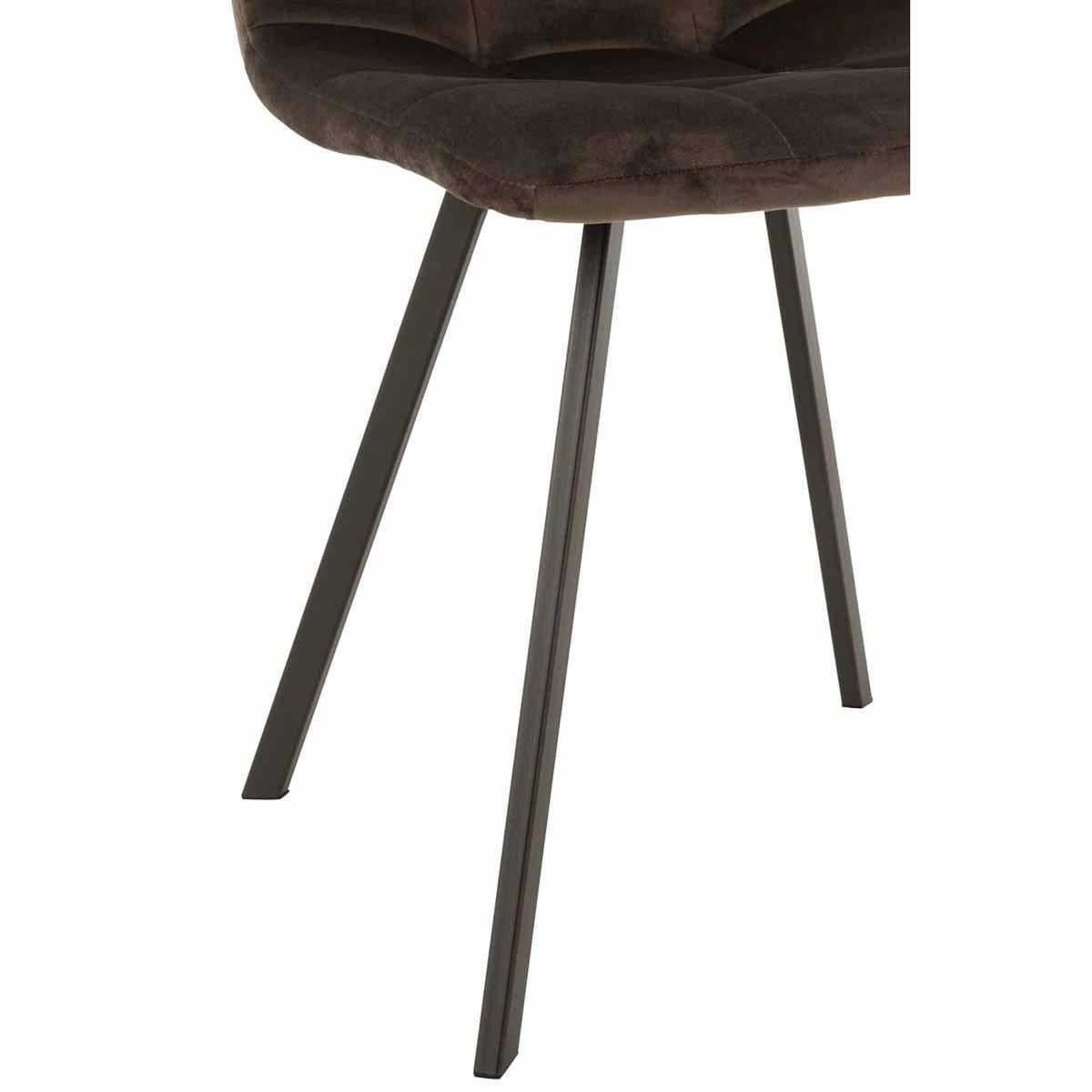 Paris Prix Chaise Design  Morgan  86cm Gris Foncé