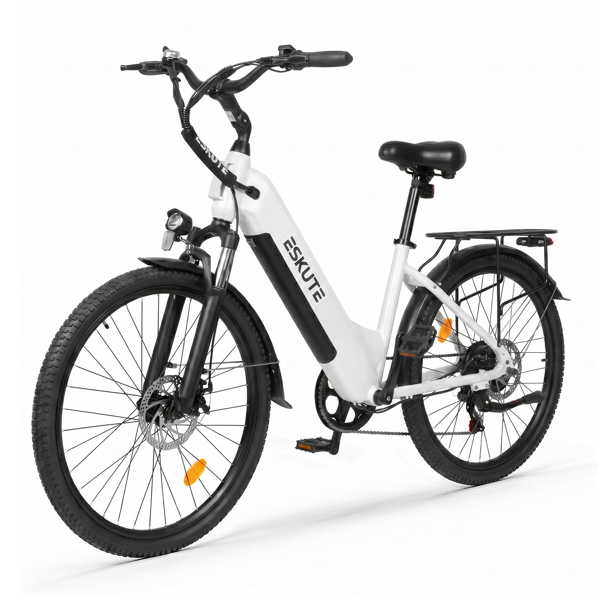 Voir la diapositive 1 : ESKUTE Vélo de ville électrique ESKUTE C202, Step-Through 26