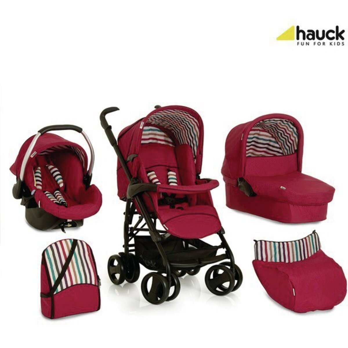 Poussette hauck cheap trio pas cher