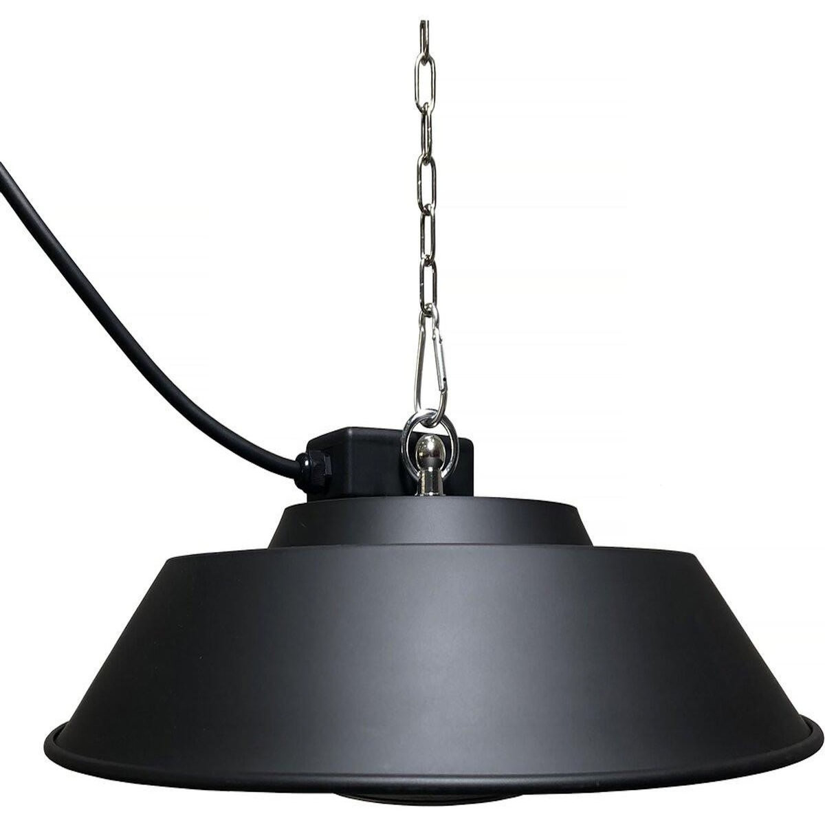 Habitat et Jardin Chauffage électrique suspendu - 1500W - Noir