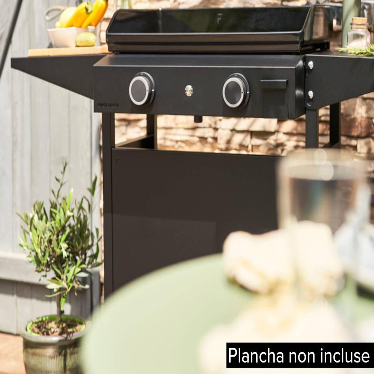 FORGE ADOUR Chariot en acier fermé noir Origin 60 - Forge Adour