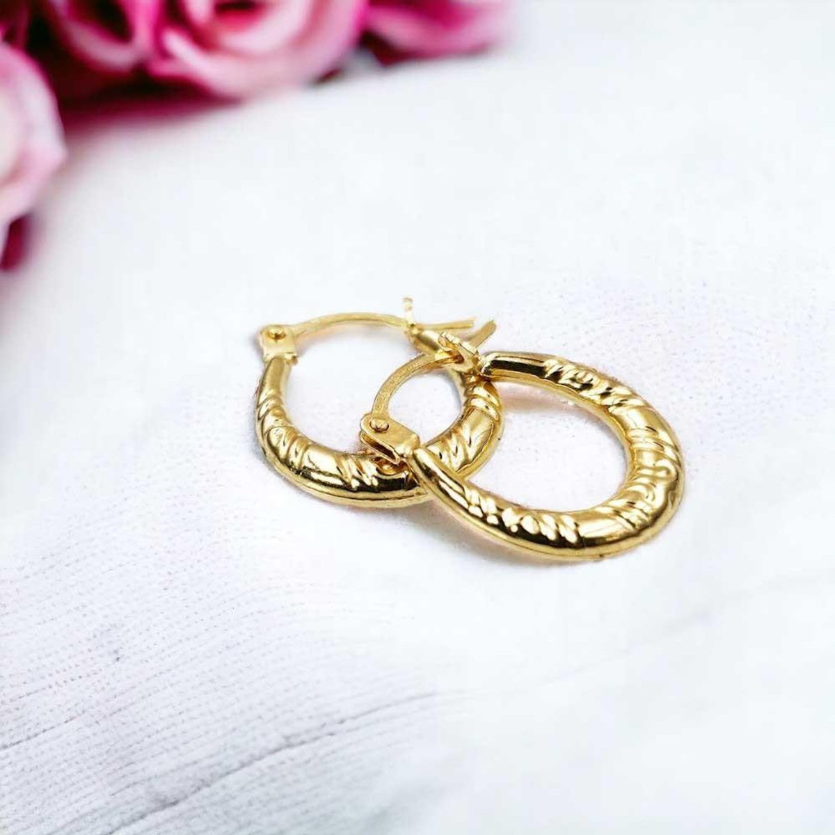 L'ATELIER D'AZUR Boucles d'Oreilles Créoles - Or Jaune - Femme