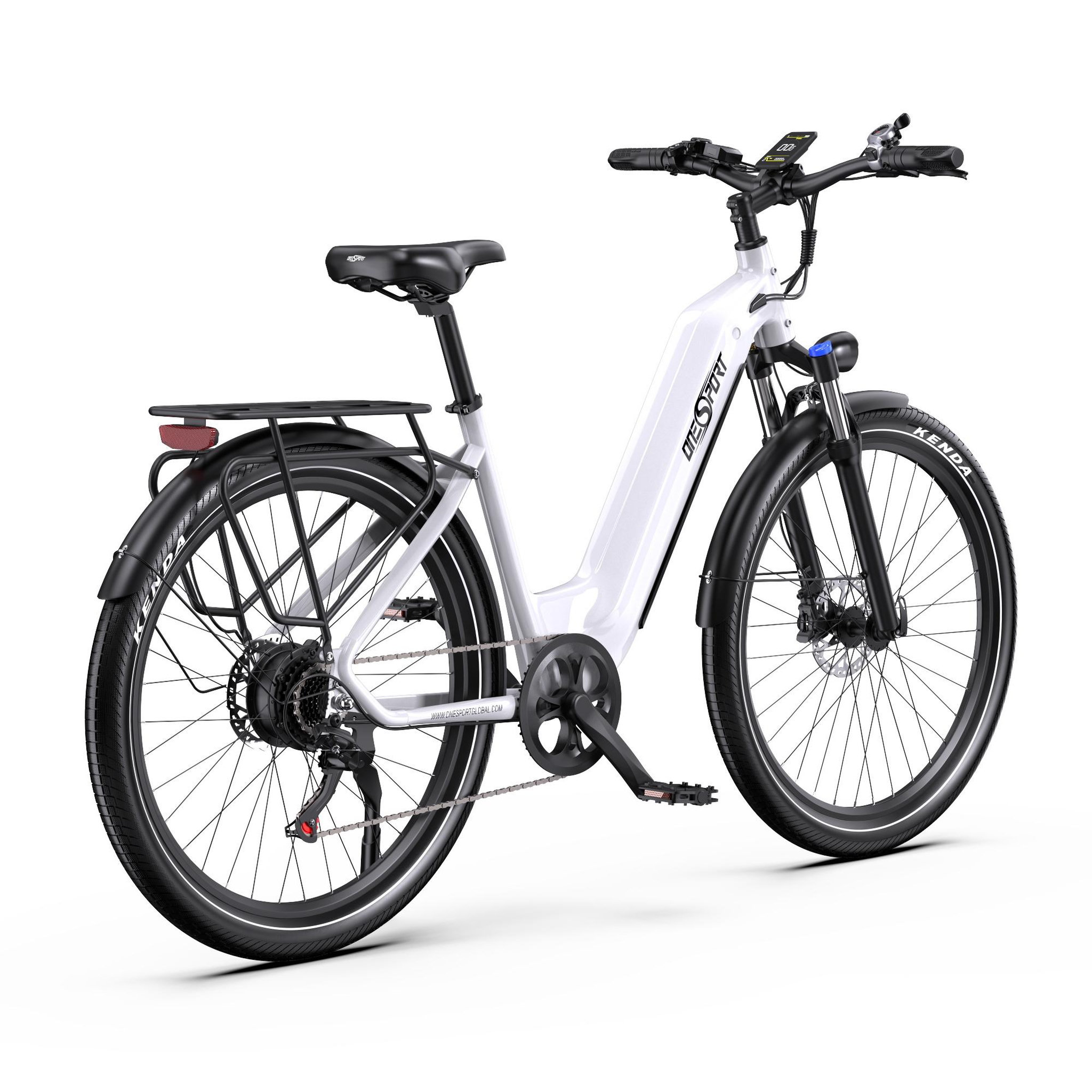 Voir la diapositive 3 : ONESPORT Vélo électrique urbain OneSport OT05 27,5