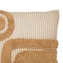 Voir la diapositive 2 : Paris Prix Coussin Déco Tufté  Poppy  38x58cm Beige Lin