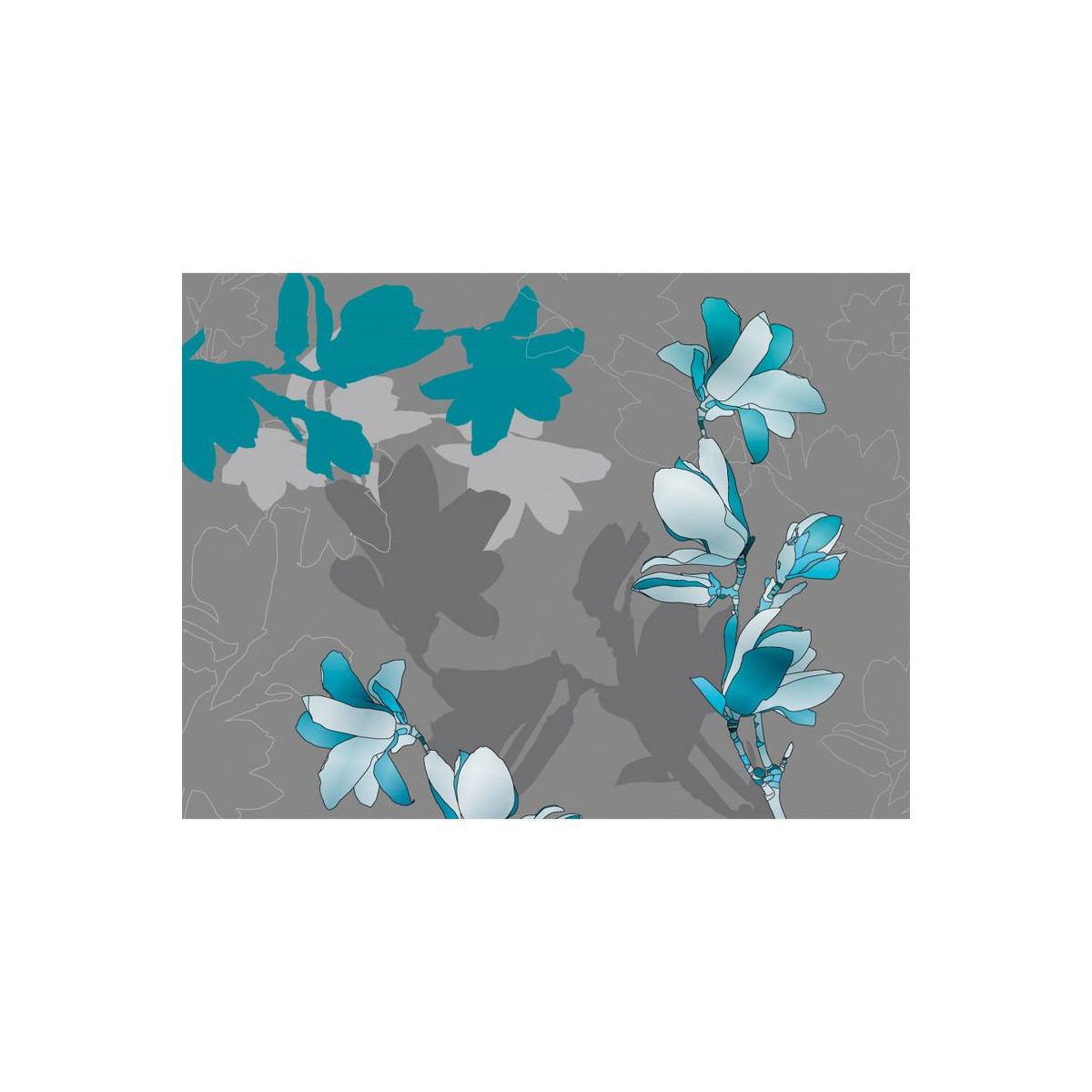 Voir la diapositive 2 : Paris Prix Papier peint  magnolias bleus