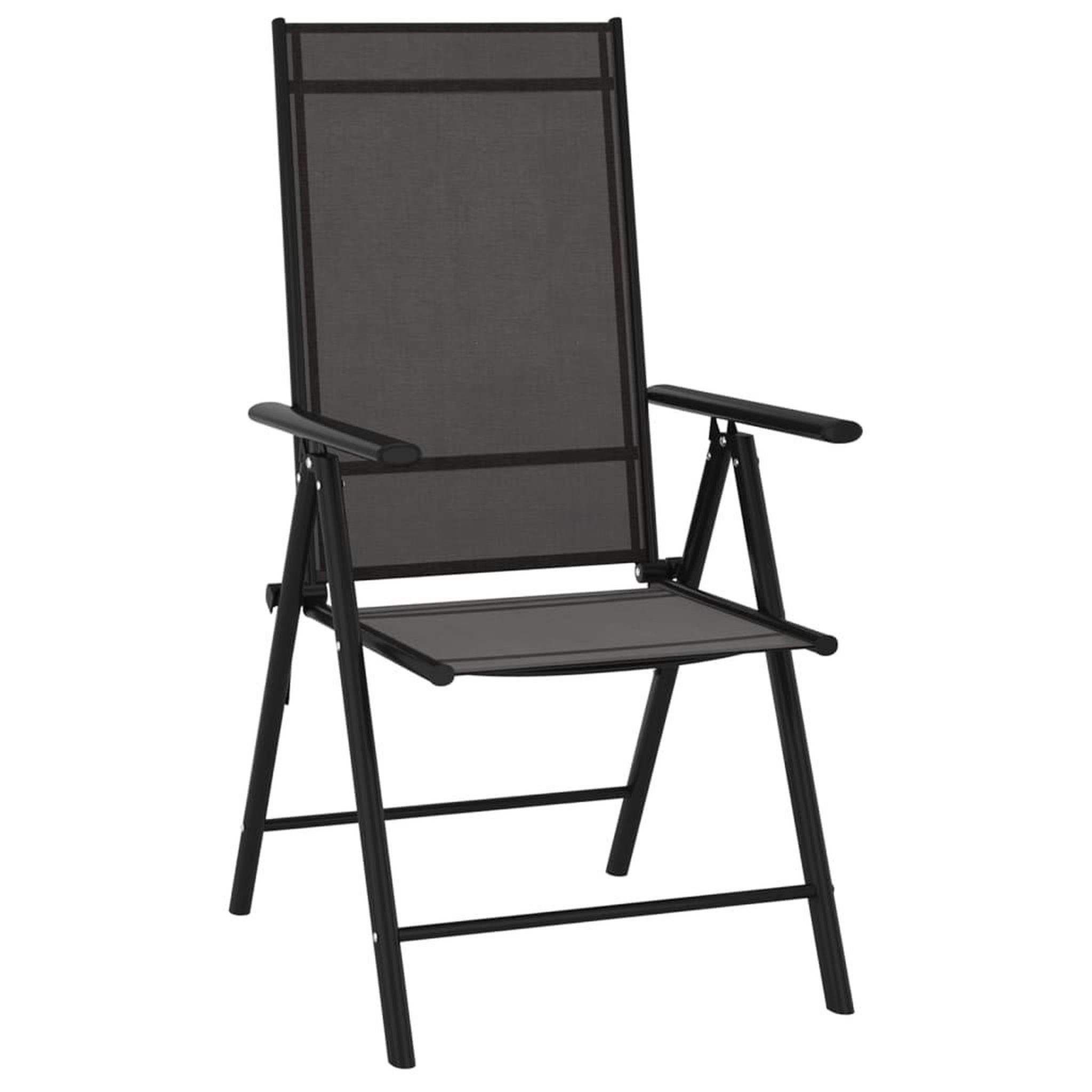 Voir la diapositive 2 : VIDAXL Ensemble a manger de jardin 10 pcs noir et anthracite