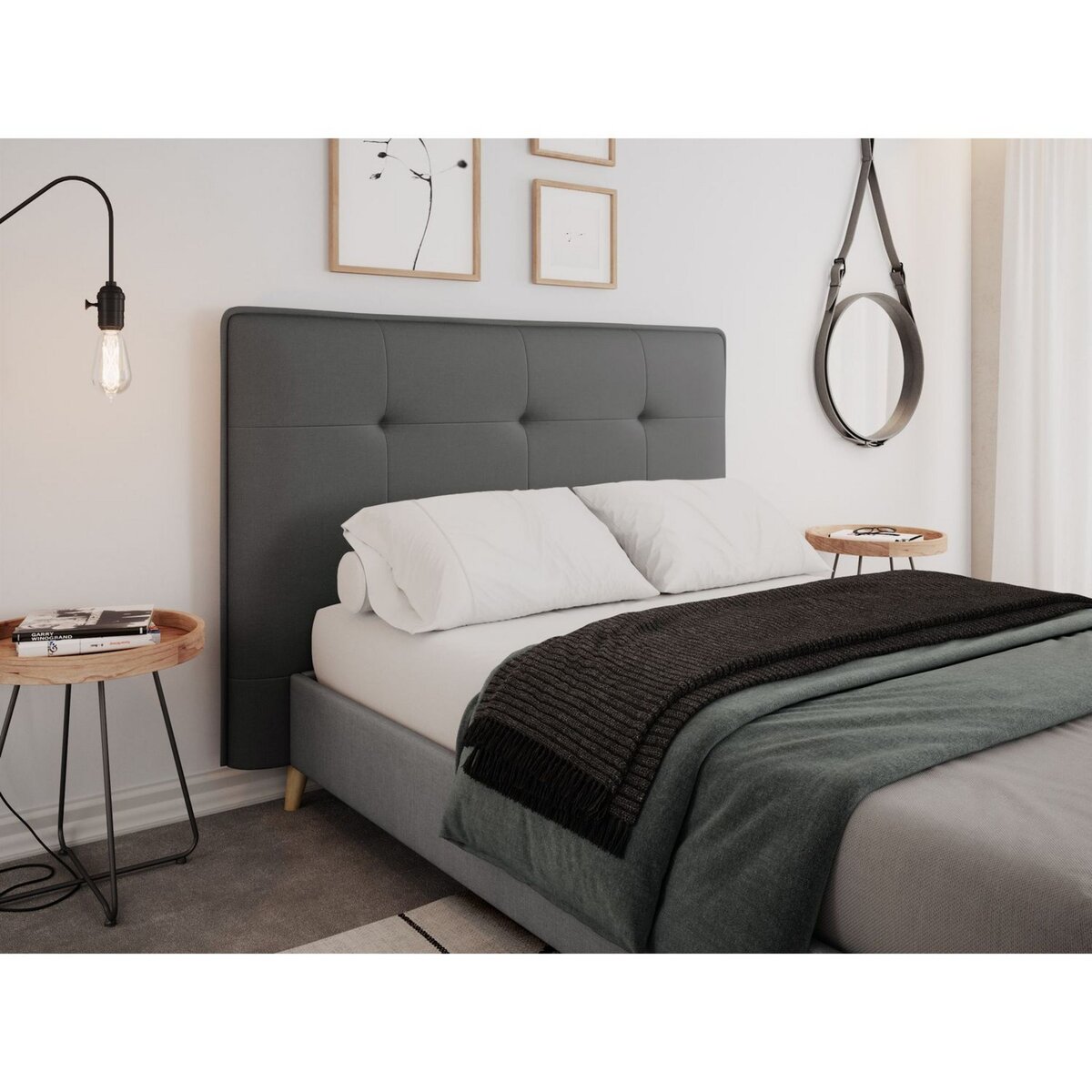 Tête de lit 165cm tissu FUSETA