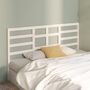 Voir la diapositive 3 : VIDAXL Tete de lit Blanc 206x4x104 cm Bois massif de pin