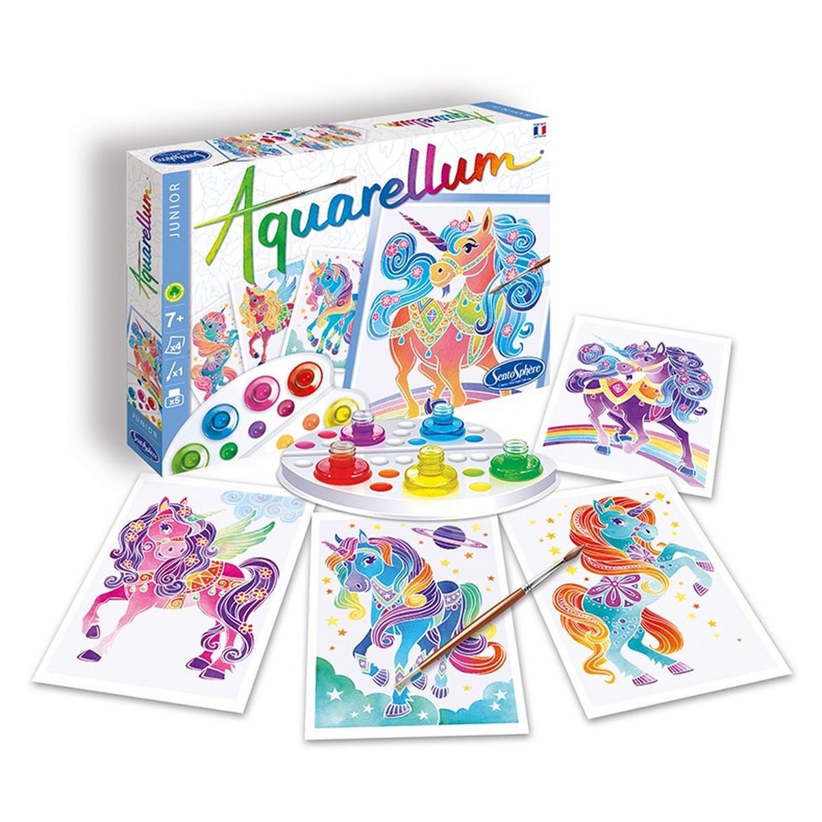 Sentosphère Aquarellum junior licornes