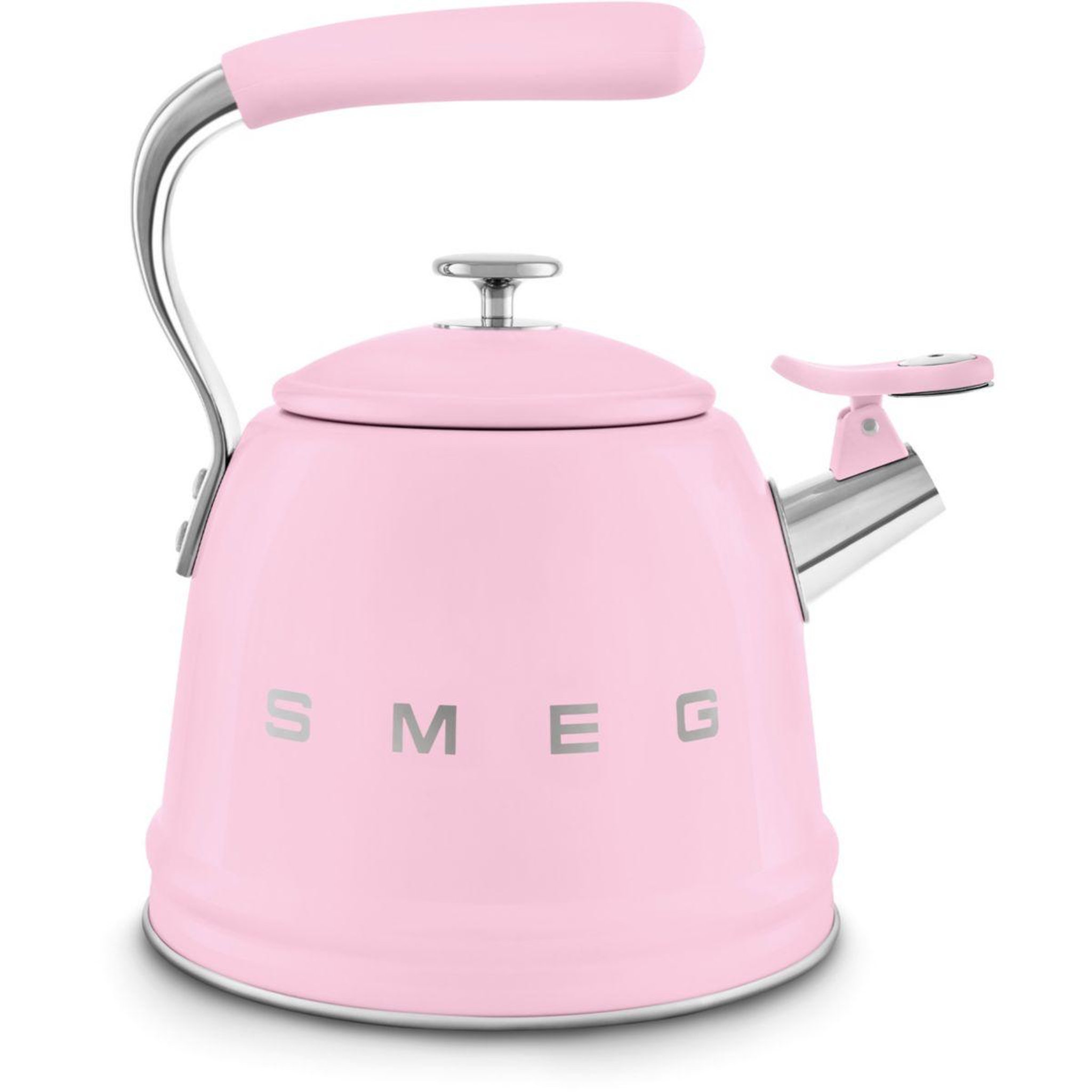 Voir la diapositive 3 : SMEG Bouilloire sifflante 2.3l rose