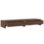 Voir la diapositive 5 : VIDAXL Support de moniteur avec tiroirs chêne marron bois d ingénierie