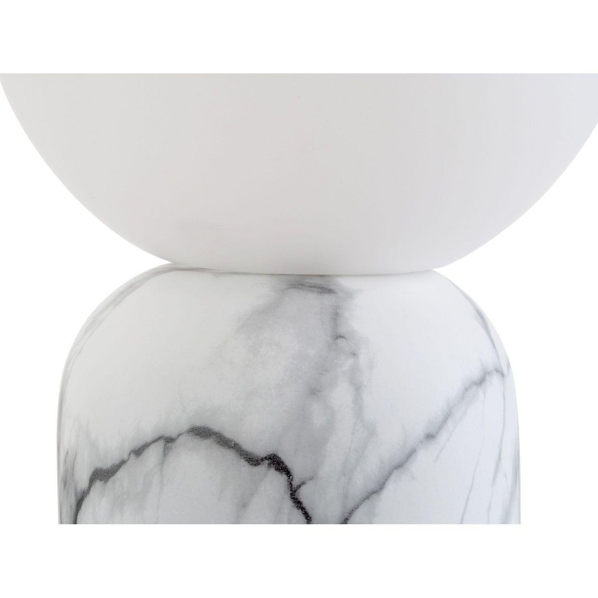 Leitmotiv Lampe à poser design boule Gala effet marbré